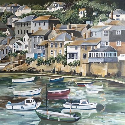 Mousehole in Cornwall - Original - Acrylic on Canvas