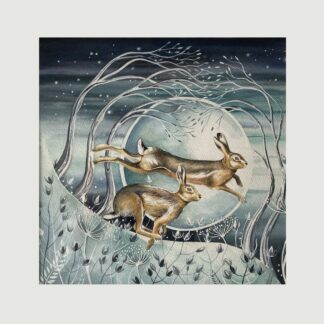 Night Hares - Print on Artists Paper