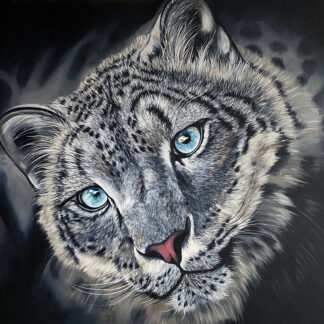 Snow Leopard - Original - Acrylic on Canvas
