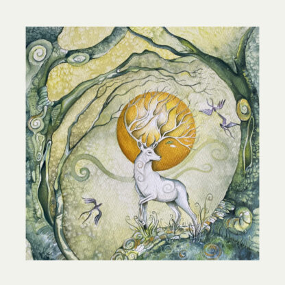 Fantasy Deer - Print on Artists Paper