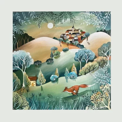 Rye Fox - print from original of Acrylic on Canvas